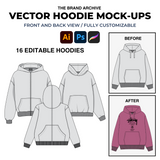 Hoodie Vector Mockups