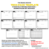 TheBrandArchive Tech-Pack Template