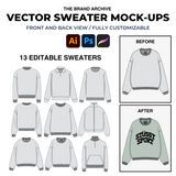 Sweater Vector Mockups