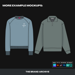 Detailed view of a finished clothing design made using a vector mockup, showing how users can bring their creative vision to life with professional results.