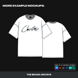 Detailed view of a finished clothing design made using a vector mockup, showing how users can bring their creative vision to life with professional results.
