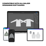 Banner showing that all THEBRANDARCHIVE resources are compatible with major design software like Adobe Illustrator, Photoshop, and Canva.