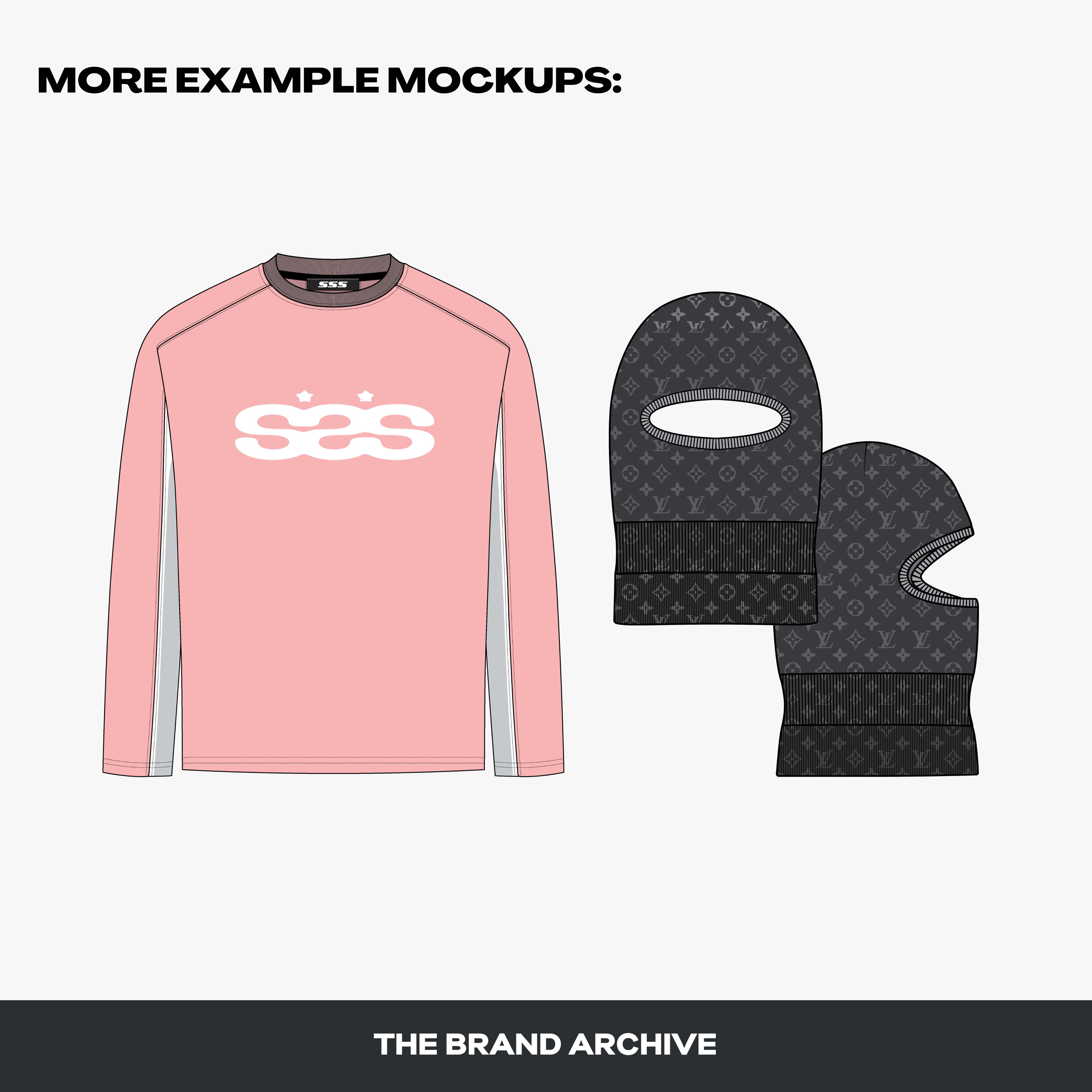 Long-Sleeve design mockup made with our vector mockup pack, featuring a professional look for your fashion brand.