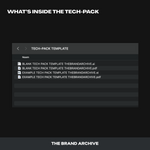 Preview of what’s inside the fashion tech pack, highlighting essential sections such as garment specs, fabric sourcing, technical drawings, and production guidelines for a clothing brand.